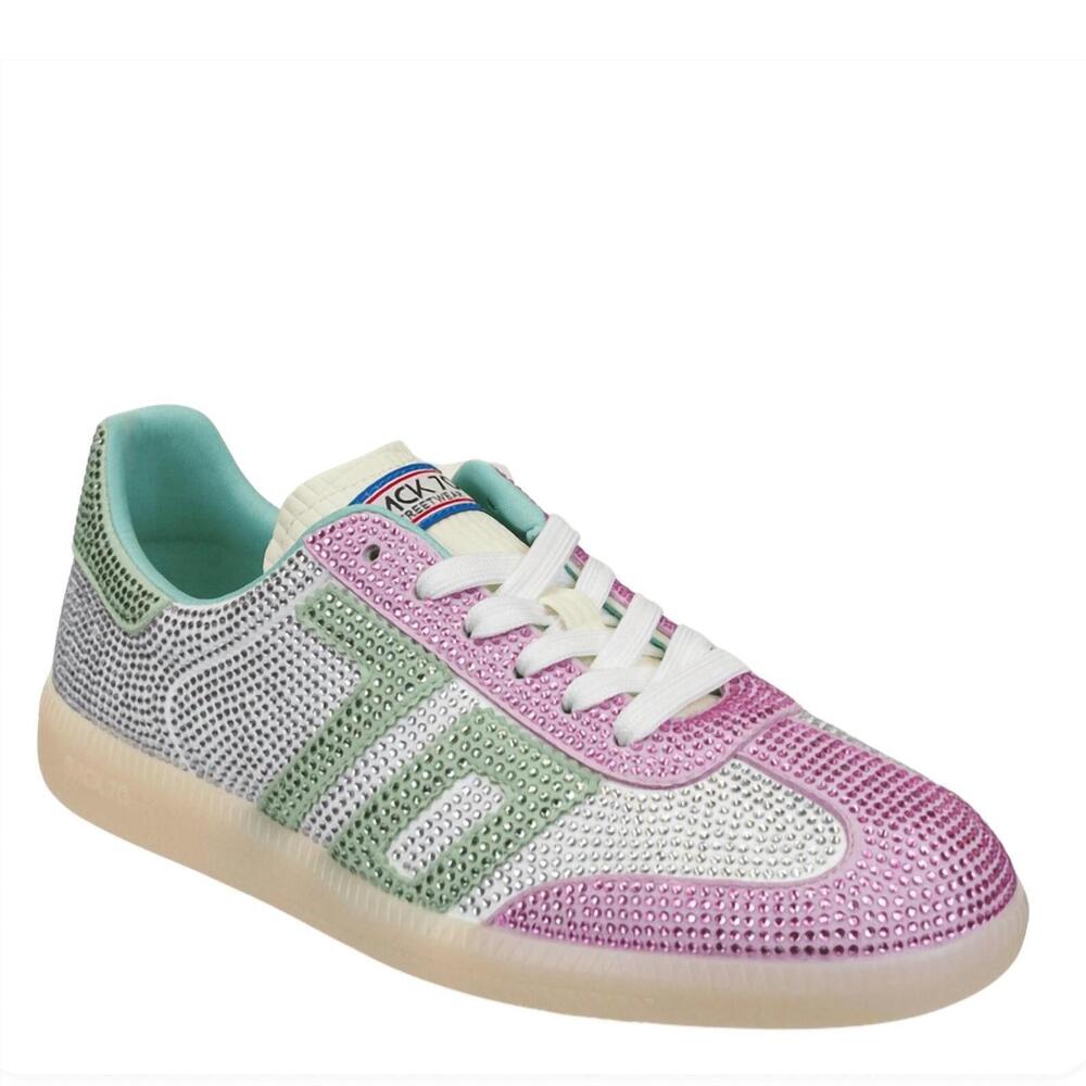 NEW BACK 70 women's sirio 2506 sneakers in pink light green